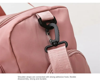 Gym Bag with Shoe Compartment