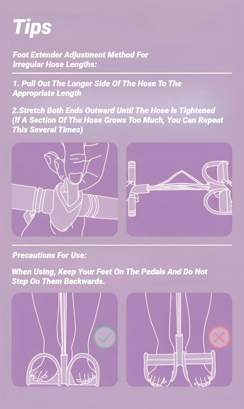 Latex Pedal Pull Rope | Home Exercise Band