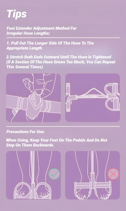 Latex Pedal Pull Rope | Home Exercise Band