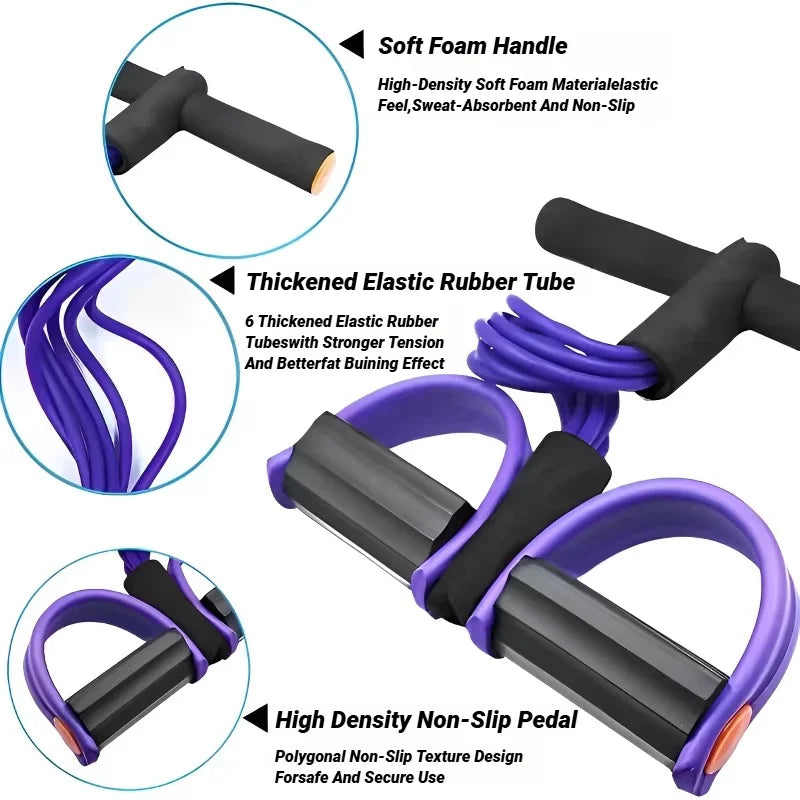 Latex Pedal Pull Rope | Home Exercise Band