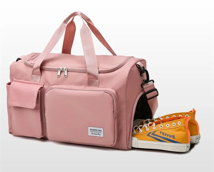 Gym Bag with Shoe Compartment