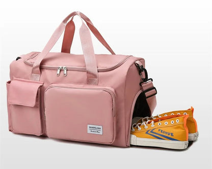 Gym Bag with Shoe Compartment