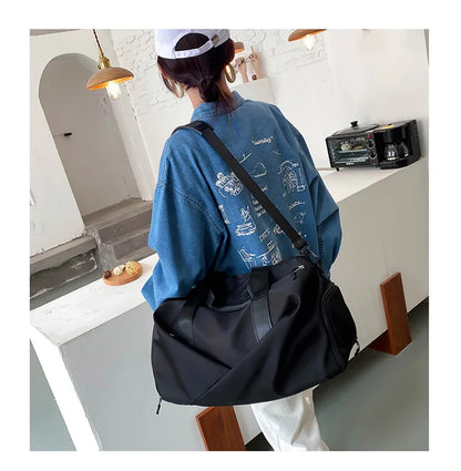 Water-Resistant Gym & Travel Duffle Bag