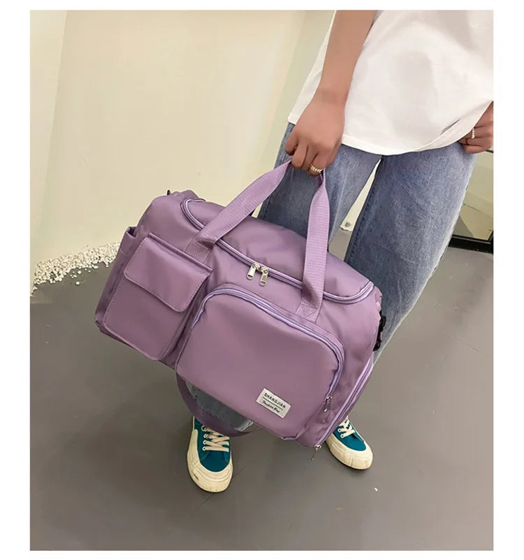 Gym Bag with Shoe Compartment