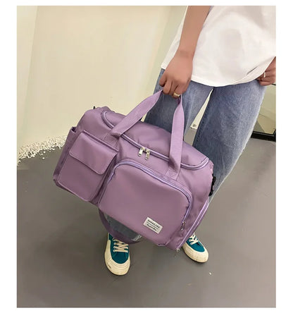 Gym Bag with Shoe Compartment