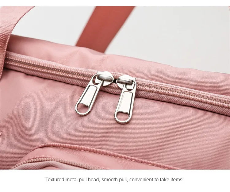 Gym Bag with Shoe Compartment