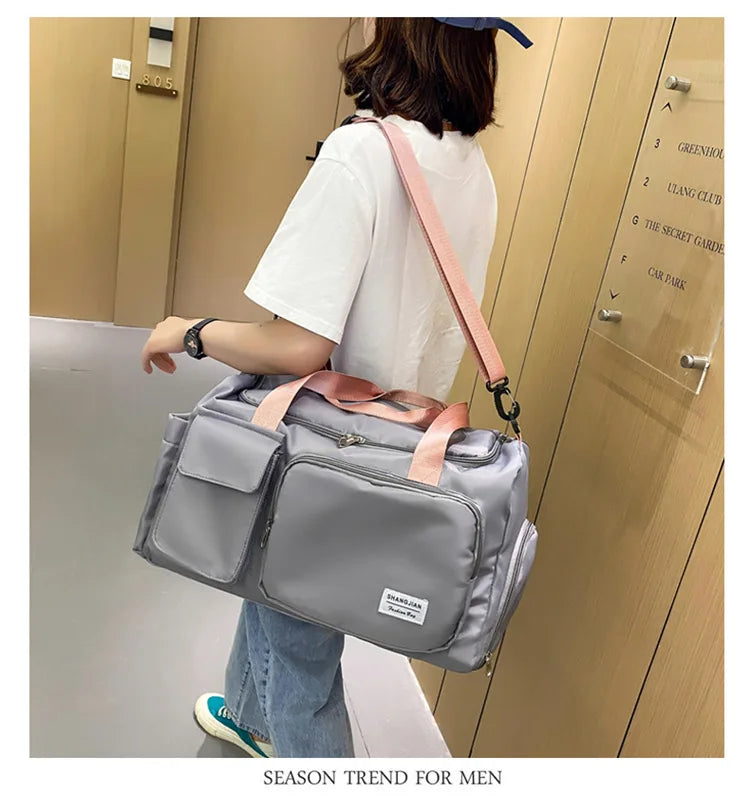 Gym Bag with Shoe Compartment