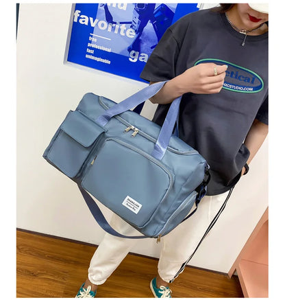 Gym Bag with Shoe Compartment