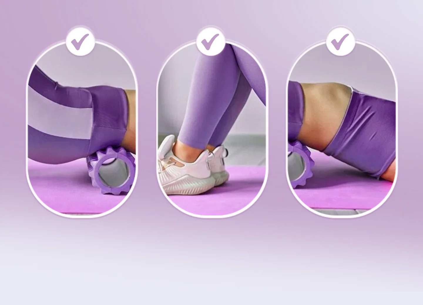 Foam Fitness Roller for Deep Tissue Massage Grid Muscle Trigger Point Muscles