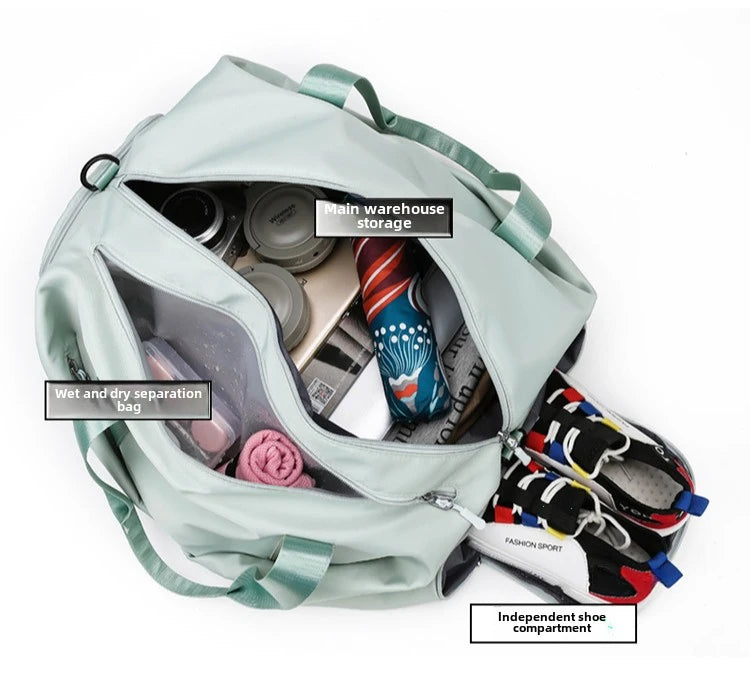 Water-Resistant Gym & Travel Duffle Bag