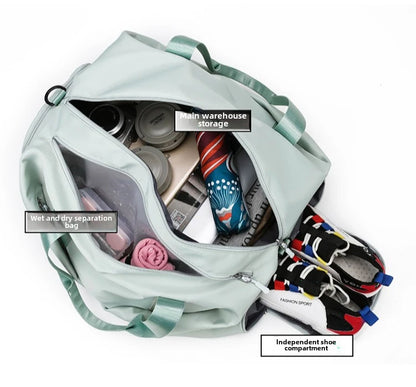 Water-Resistant Gym & Travel Duffle Bag