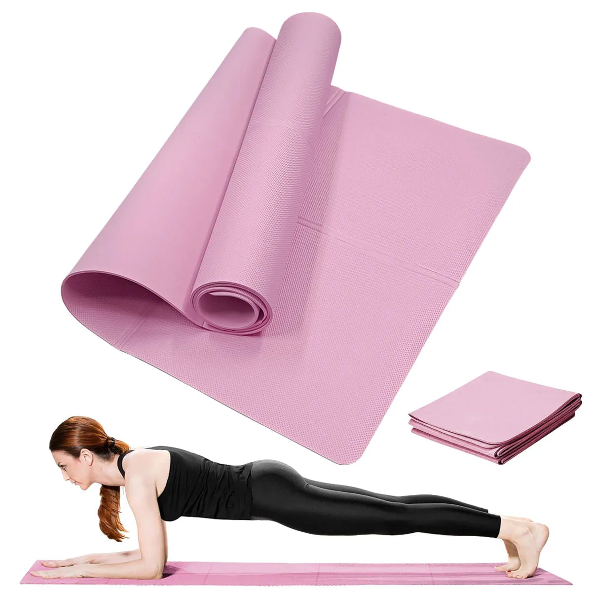 Yoga Mats Anti-slip Sport Fitness Mat Blanket For Exercise