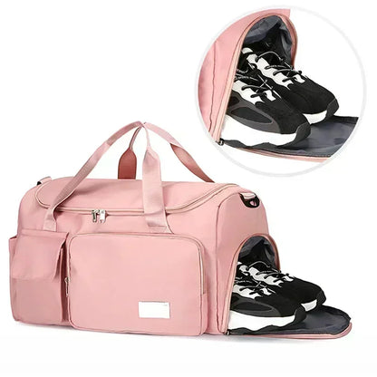 Gym Bag with Shoe Compartment